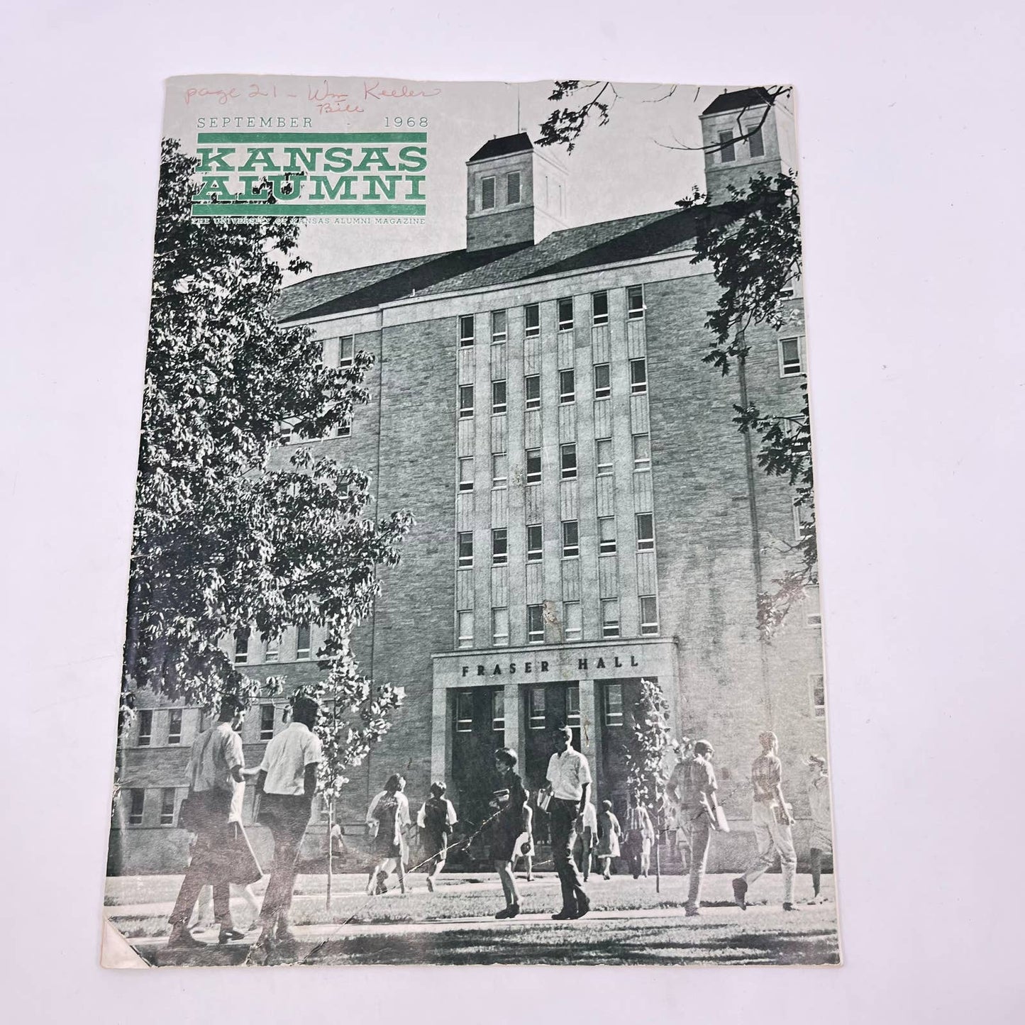 1968 University of Kansas Alumni Magazine KU New Fraser Hall TF9