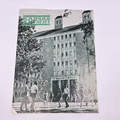 1968 University of Kansas Alumni Magazine KU New Fraser Hall TF9