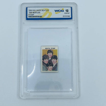 Beatles 1964 Hallmark Group Stamp WCG 10 GEM MINT John Paul George Ringo SC1