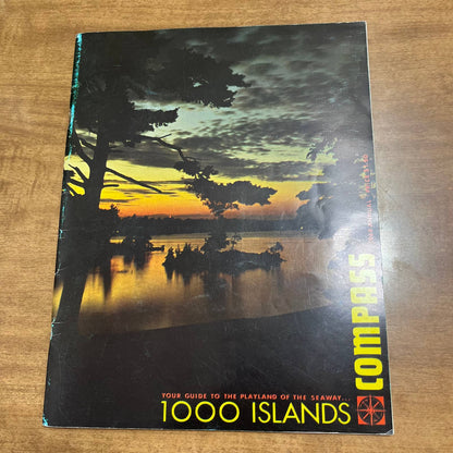 1968 Thousand 1000 Islands Seaway New York Tourist Guidebook 96 Color Pages A7