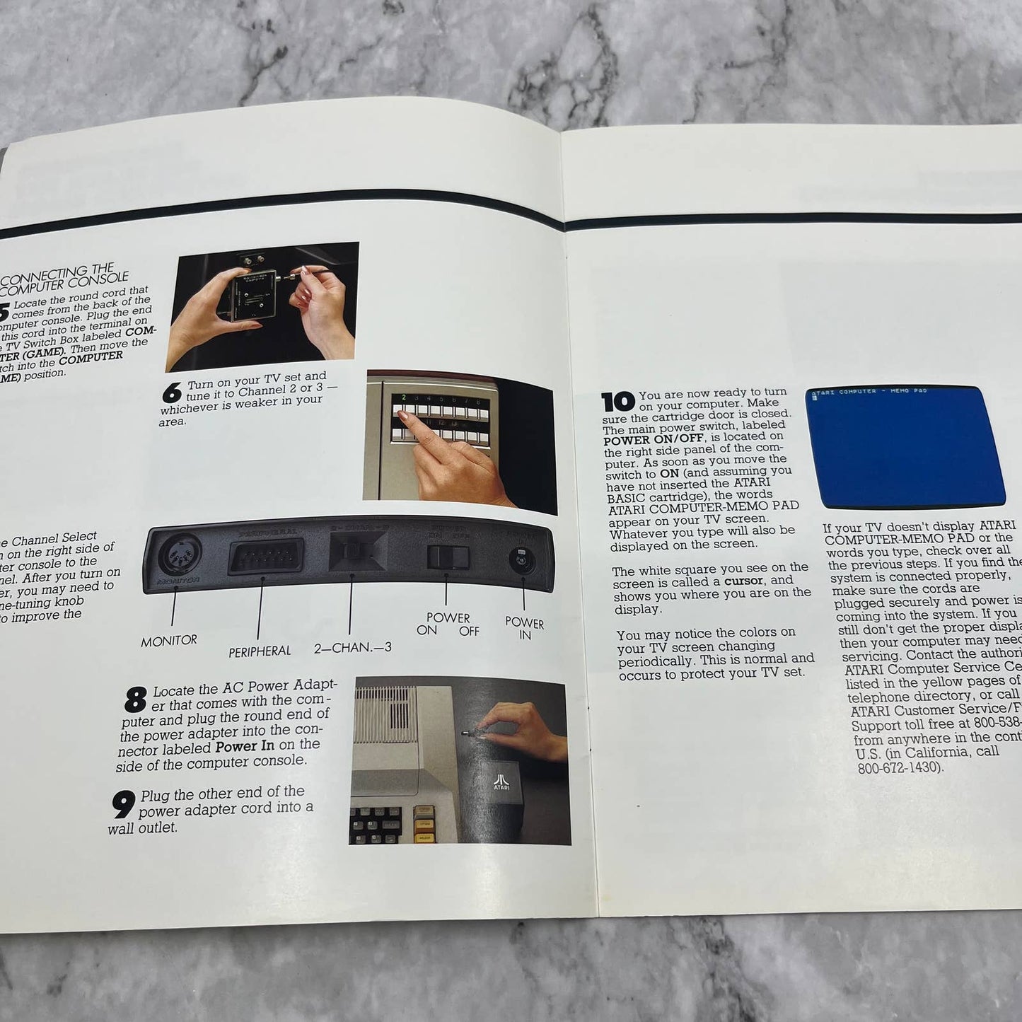 Original 1981 Atari 800 Home Computer Owners Guide Manual TJ7