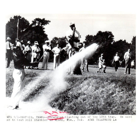 1948 Press Photo Golf Frank Stranahan Beats Bill Stembler 6x9" AD2
