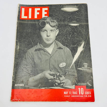 Life Magazine May 17 1943 WW2 North Africa Aleutians Gorilla Destroyer Ships TD8