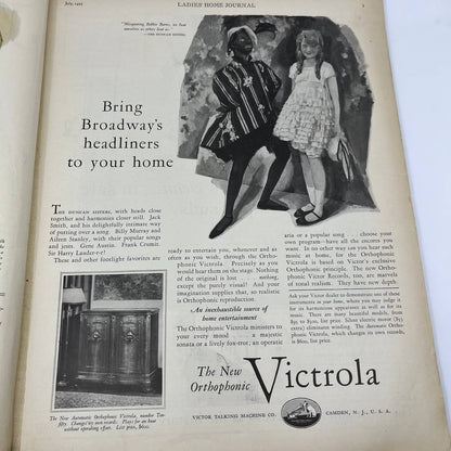 The LADIES HOME JOURNAL Magazine July 1927 Guy Hoff Painting TH6