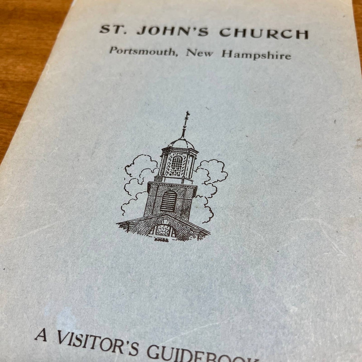 Vintage 1967 Booklet and Brochure St. John’s Church Portsmouth New Hampshire NE1