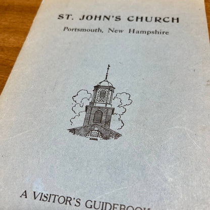 Vintage 1967 Booklet and Brochure St. John’s Church Portsmouth New Hampshire NE1