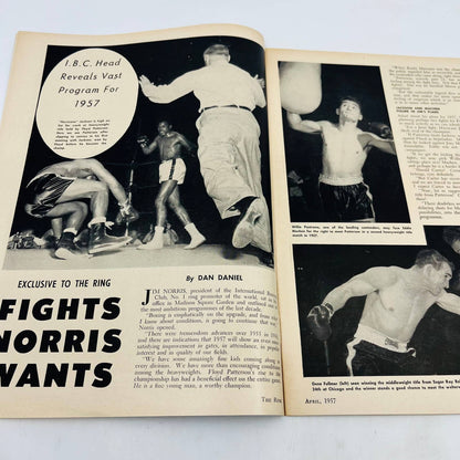 1957 Apr - The Ring Boxing Magazine Eddie Machen The Shasta Blaster TA5