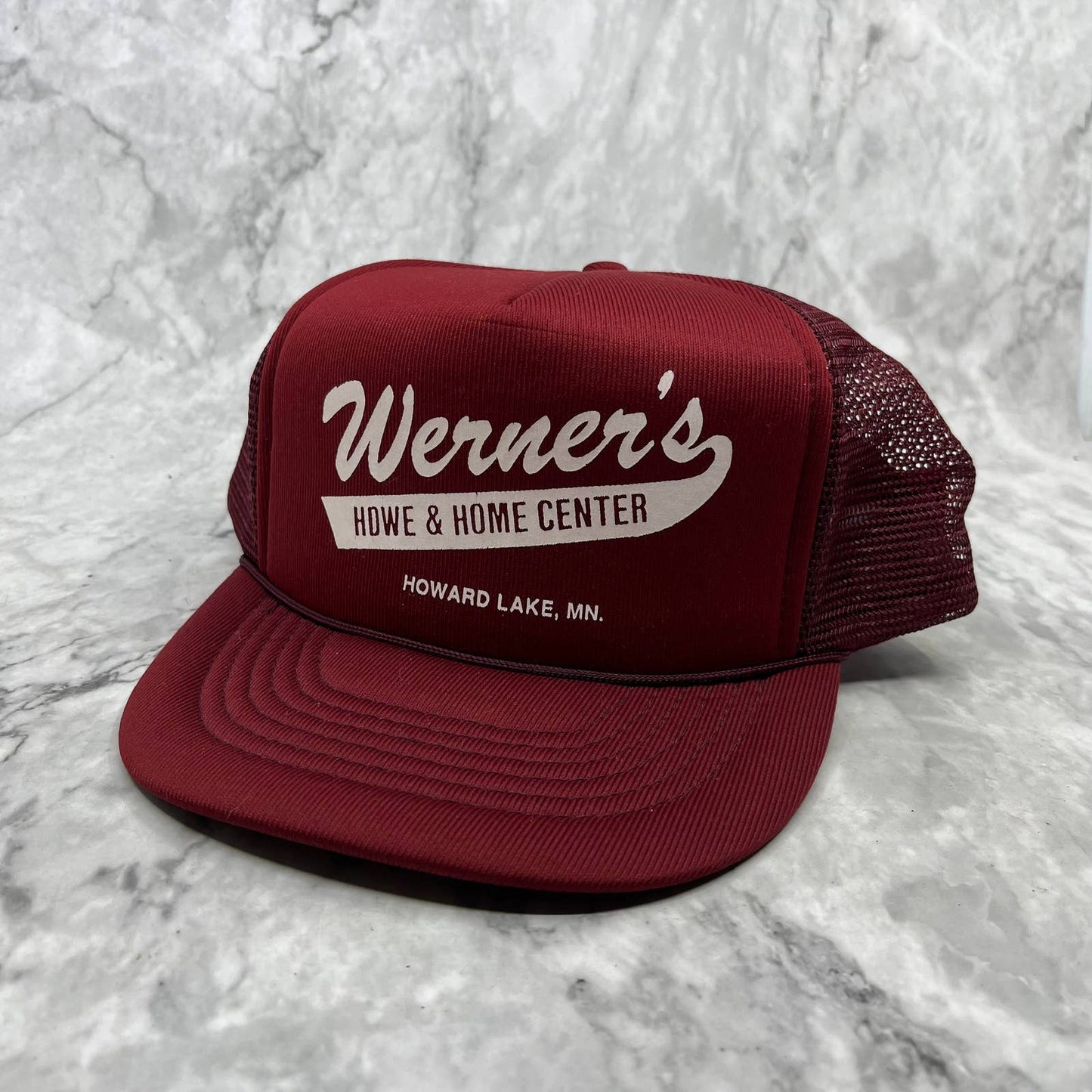 Werner’s Home & Home Center Howard Lake MN Trucker Hat Cap Snap Back Mesh HB1