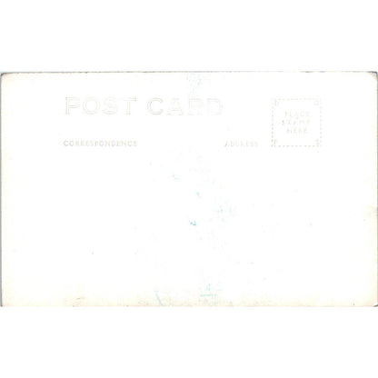 Vtg Postcard RPPC Highway Approaching Yakima Park Rainier Park Washington TD9