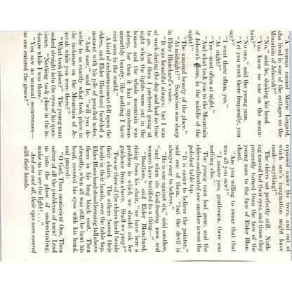 c1920 Harper's Print One and All Their Eyes Were Covered With Their Hands TD8-H1