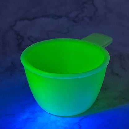 Jeannette JADITE 1/3 Measuring Cup Uranium Vaseline Glass Utility Ware TD6