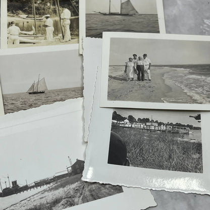 1930s Photos & Negatives Sailboating Mosquito Point White Stone VA TJ9-PG4