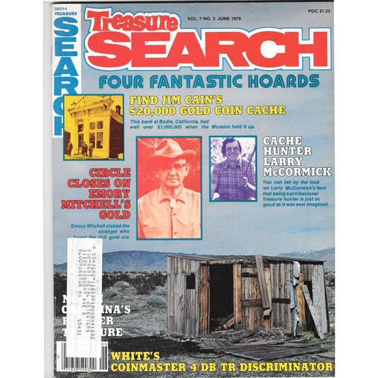 Treasure Search Magazine - Treasure Hunting Mining Metal Detecting Jun 1979 M4
