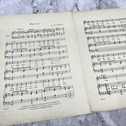 Bye Low Ray Perkins Waterson Berlin 1919 Sheet Music TK2-SM