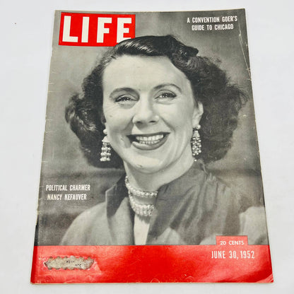 Life Magazine June 30 1952 Politcal Charmer Nancy Kefauver TA8