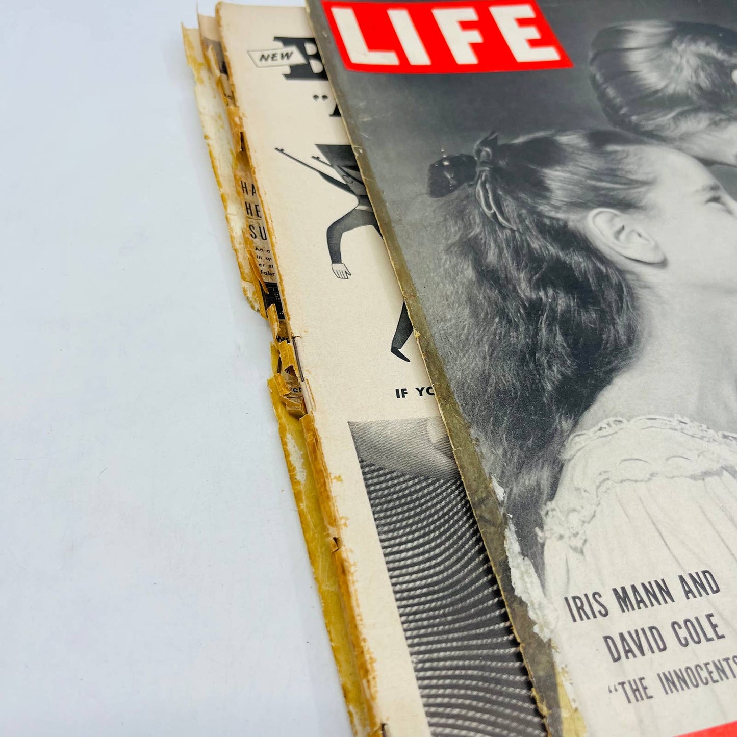 LIFE Magazine April 3, 1950 Iris Mann & David Cole The Innocents TD5