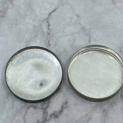 Vintage Spring Blossoms Face Powder Tin Nelson Detroit 1.5" SE7