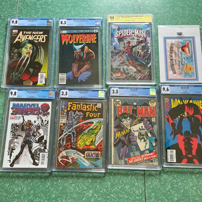 Huge Collection LOADED Long Box Lot of Comics: DC Marvel Indy CGC CBCS Graded