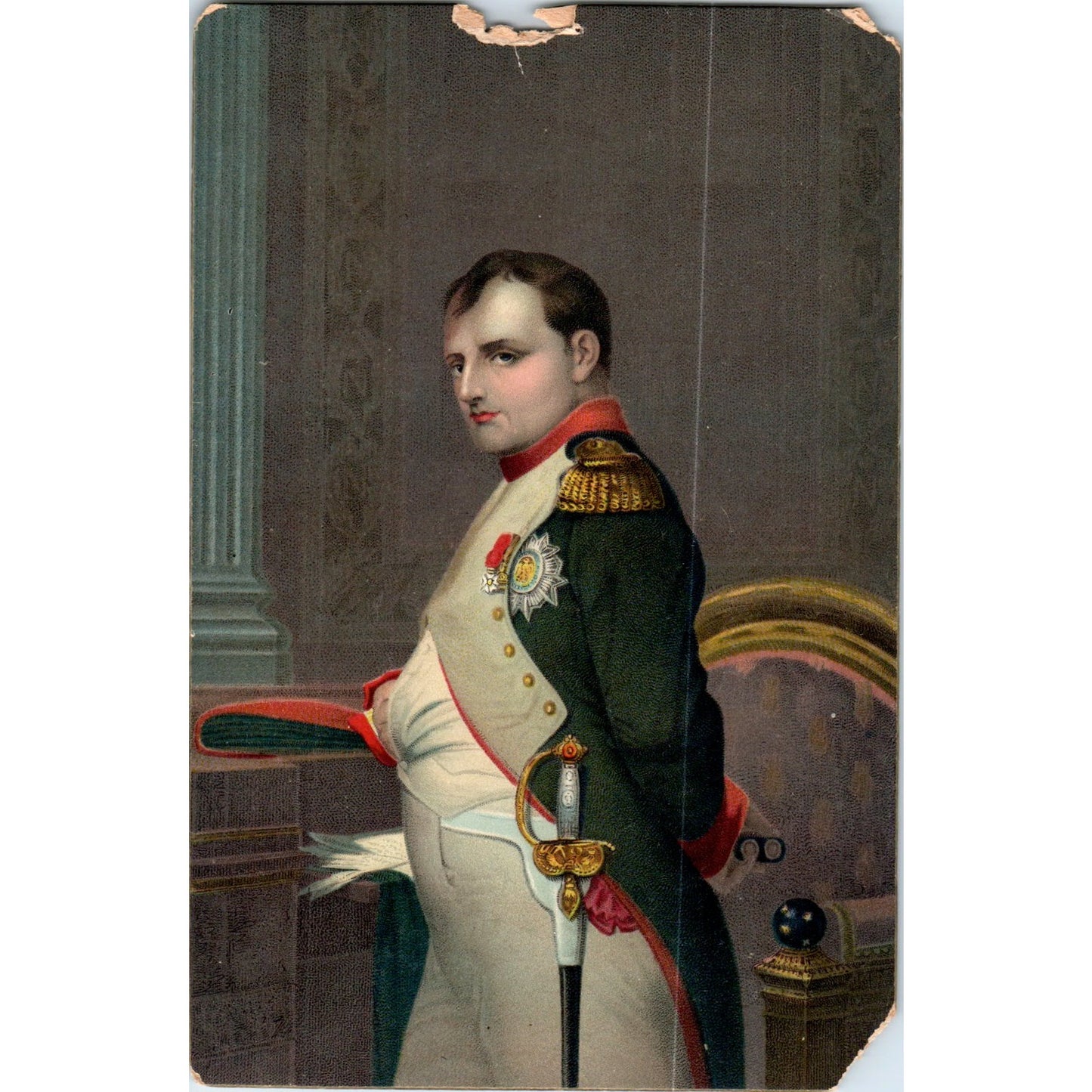 Napoleon - Paul Delaroche Original Postcard P2-8