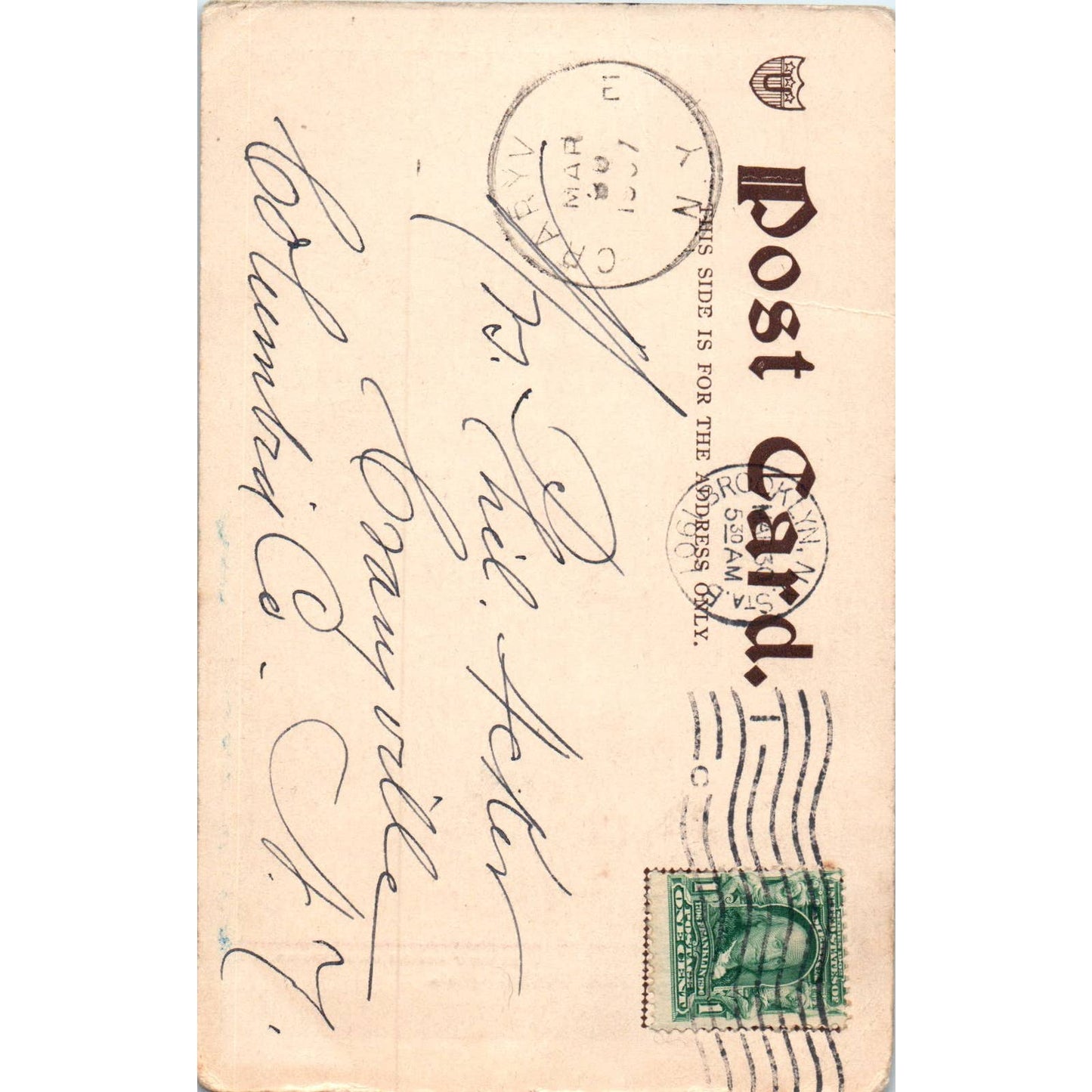 The Goose Girl 1907 Ullman Dutch Original Postcard TK1-22