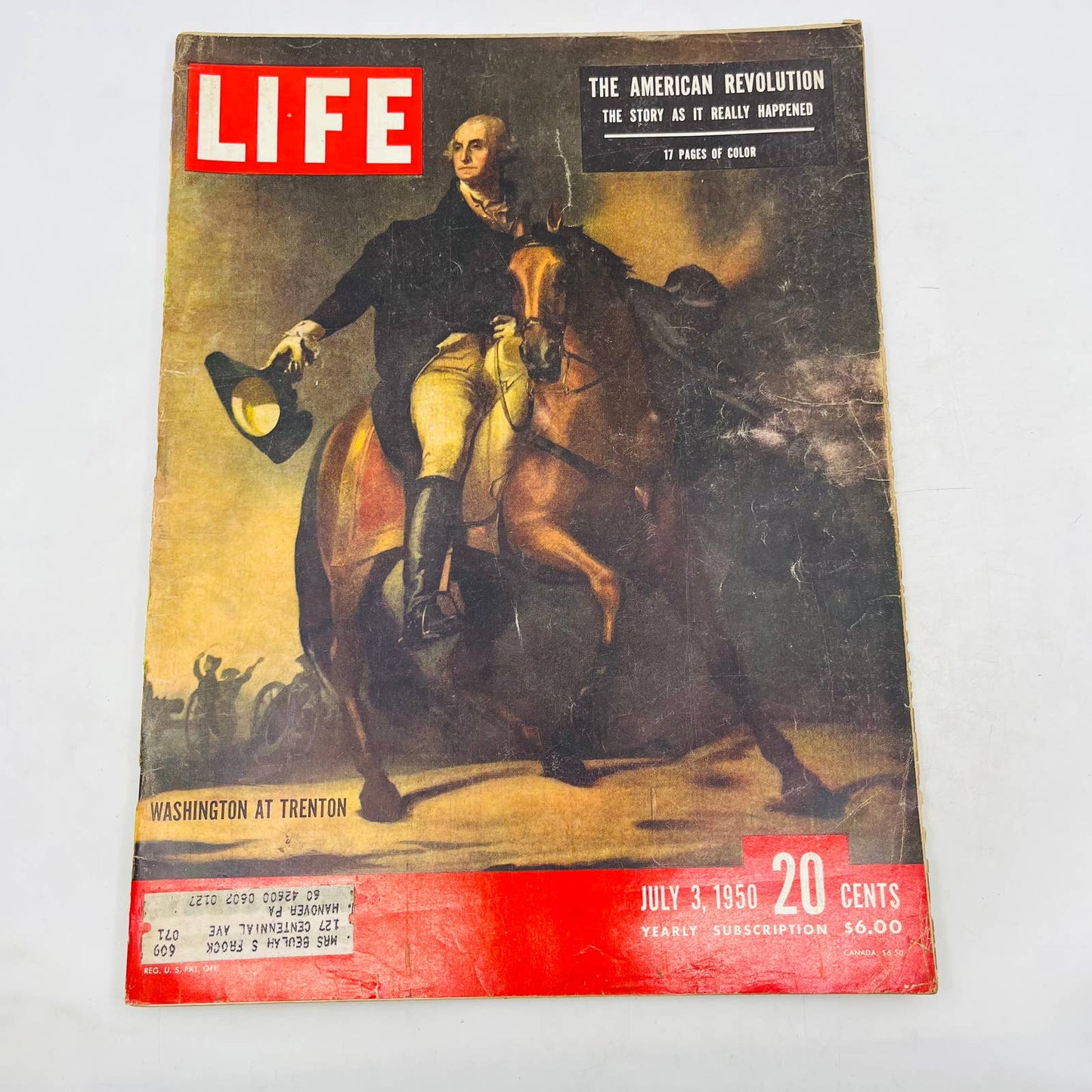 Life Magazine, July 3, 1950, Washington at Trenton, The American RevolutIon TD5