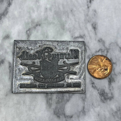 Vintage Printers Block Plate Blarney Castle Restaurant West Los Angeles TJ51
