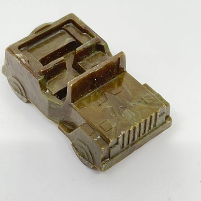 1950s Miniature Mohawk Military Jeep in Green Celluloid SC3