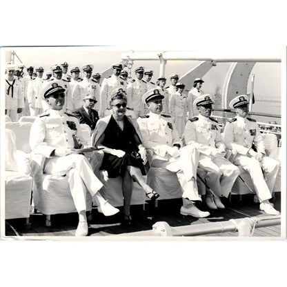 c1950 Original Photograph United States Naval Officers Navy 5x7 SE5