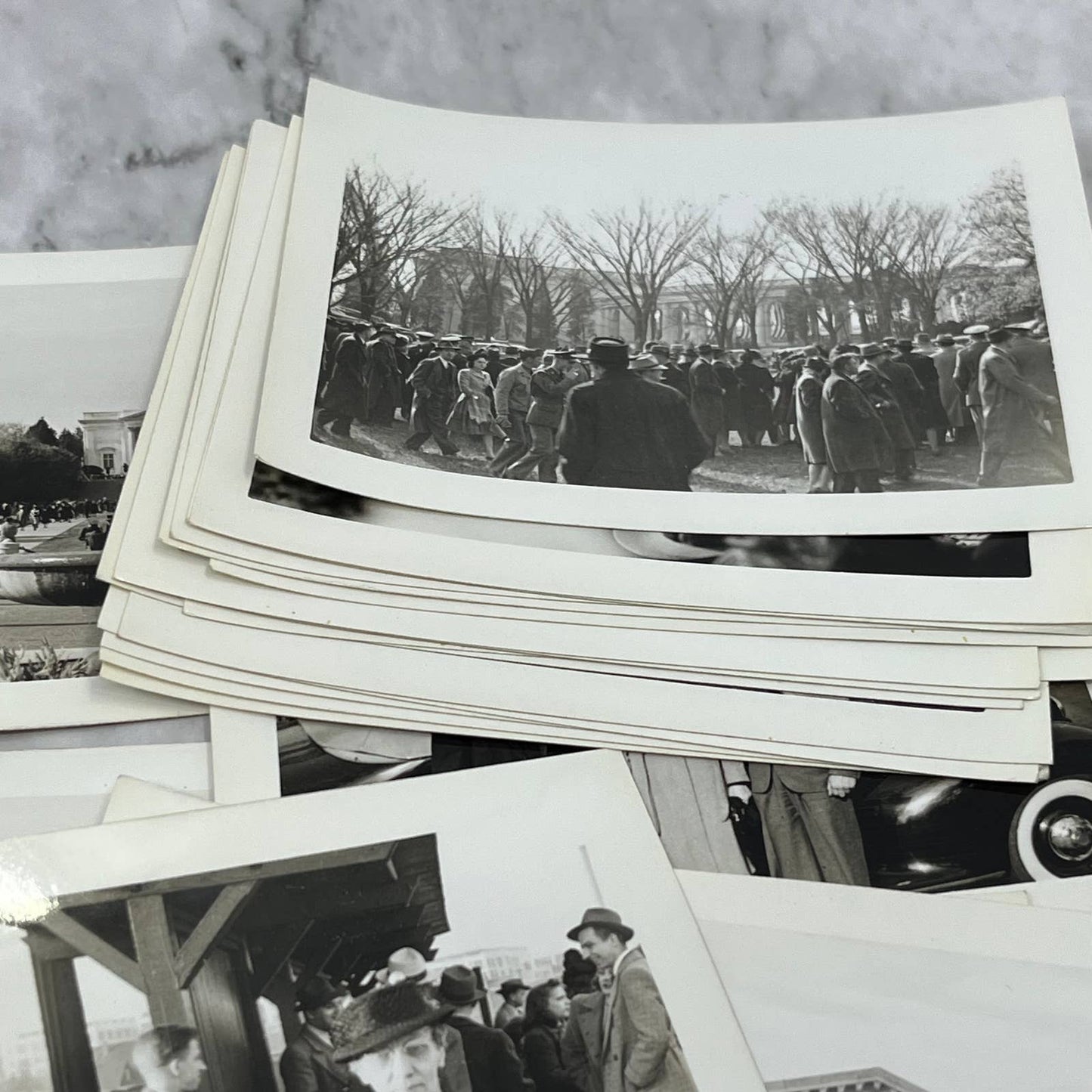 c1940 Huge Lot of 30+ Washington DC Black and White Photos 3x4" TF6