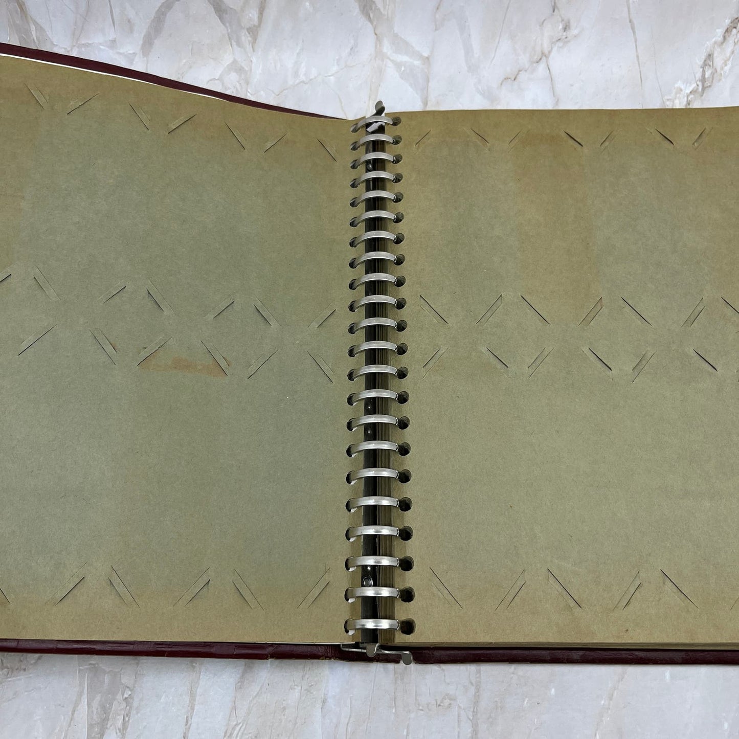 Vintage Beachcraft Match Cover Album BURGUNDY matchcover matchbook TC9