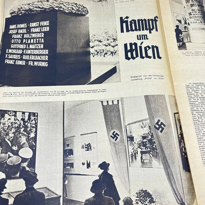 1941 WW2 German Nazi Magazine "Wiener Muftrierte" Battle For Tobruk FL3