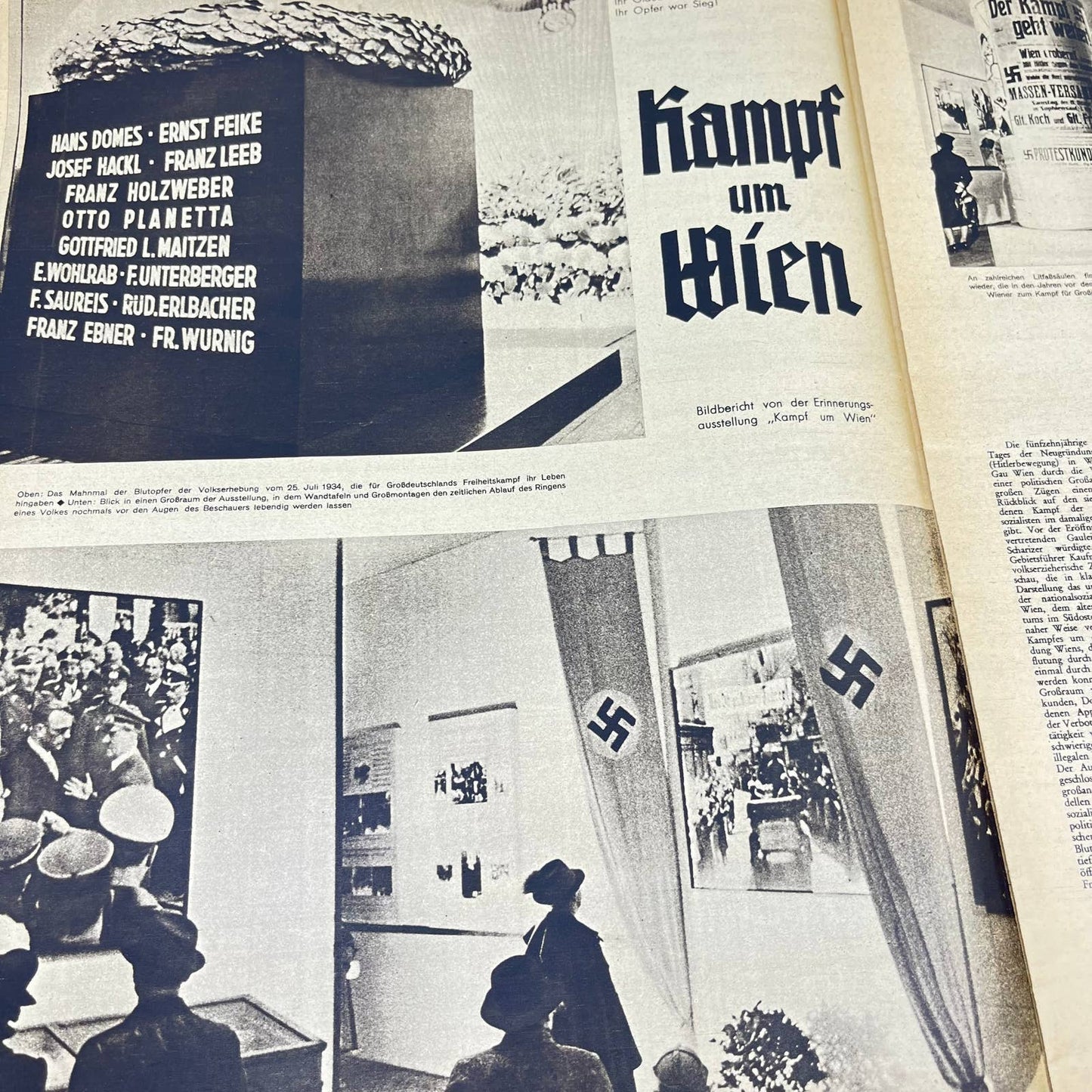 1941 WW2 German Nazi Magazine "Wiener Illustrierte" Battle For Tobruk FL3