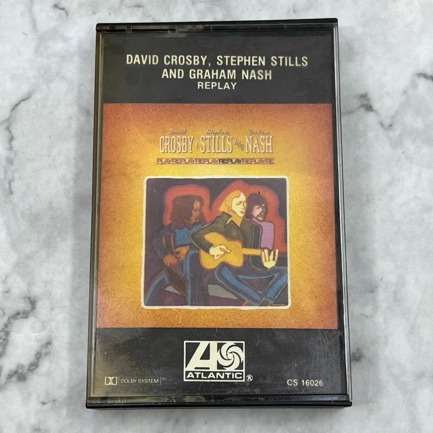 David Crosby, Stephen Stills, Graham Nash ~ Replay Cassette Tape TB5-14