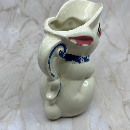 Vintage Rabbit McCoy Ceramic Pitcher Easter Anthropomorphic Creamer 6” TJ1