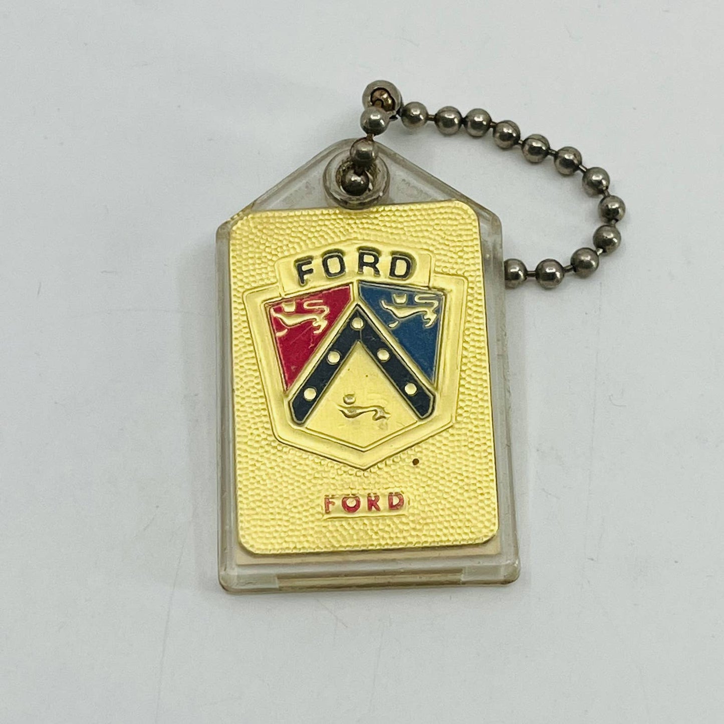 RARE 1930s FORD MOTORS CREST KEYCHAIN Grand at Victoria St. Paul MN SB7