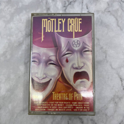 Vintage Motley Crew - Theatre of Pain - Cassette Tape TJ2-6