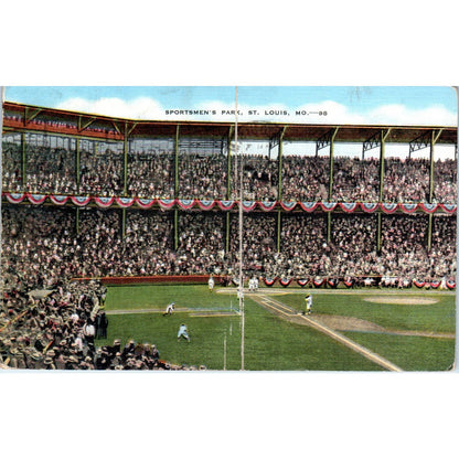 Sportsman's Park St. Louis MO 1942 Original Postcard TK1-20