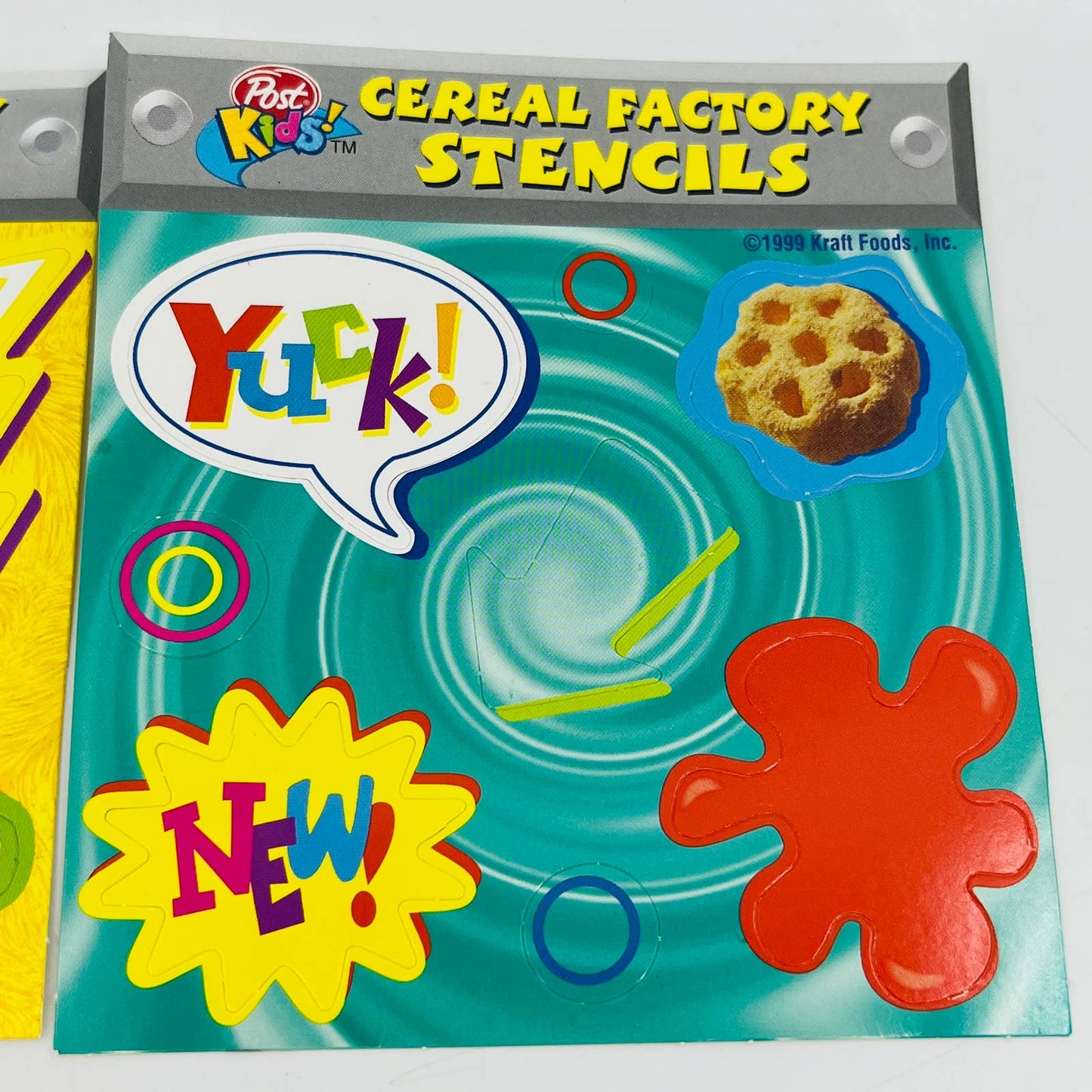 Vintage 1999-2000 Post Kids Cereal Premium Stickers Stencils TB2