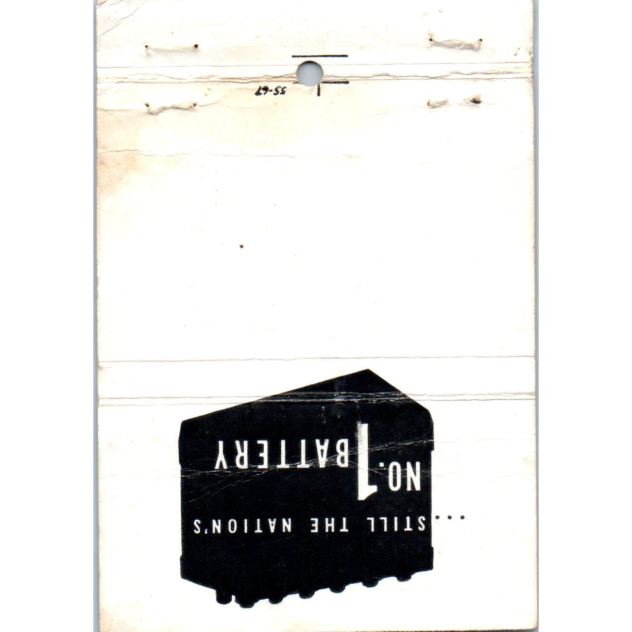 Delco Batteries United Automotive Service San Francisco Matchbook Cover SA6-M5