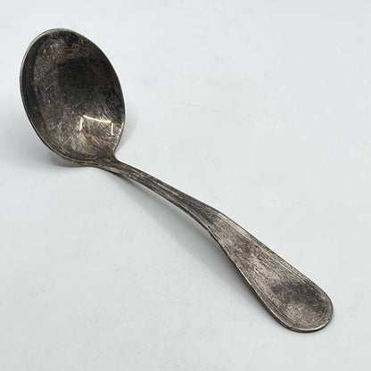 Antique International Silver Co. Silver Gravy Spoon Ladle U.S.N. Monogram SC3