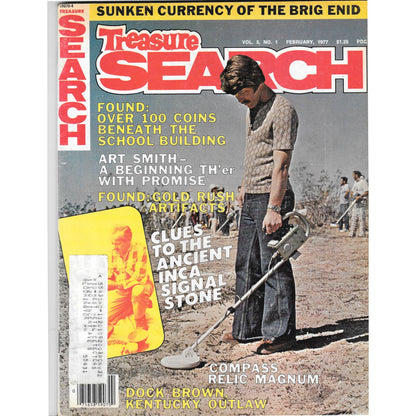 Treasure Search Magazine - Treasure Hunting Metal Detecting Feb 1977 M3