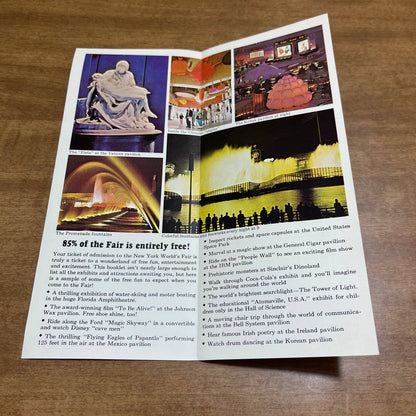 1965 New York World’s Fair What’s Free at the Fair NY State Pavilion Brochure A7