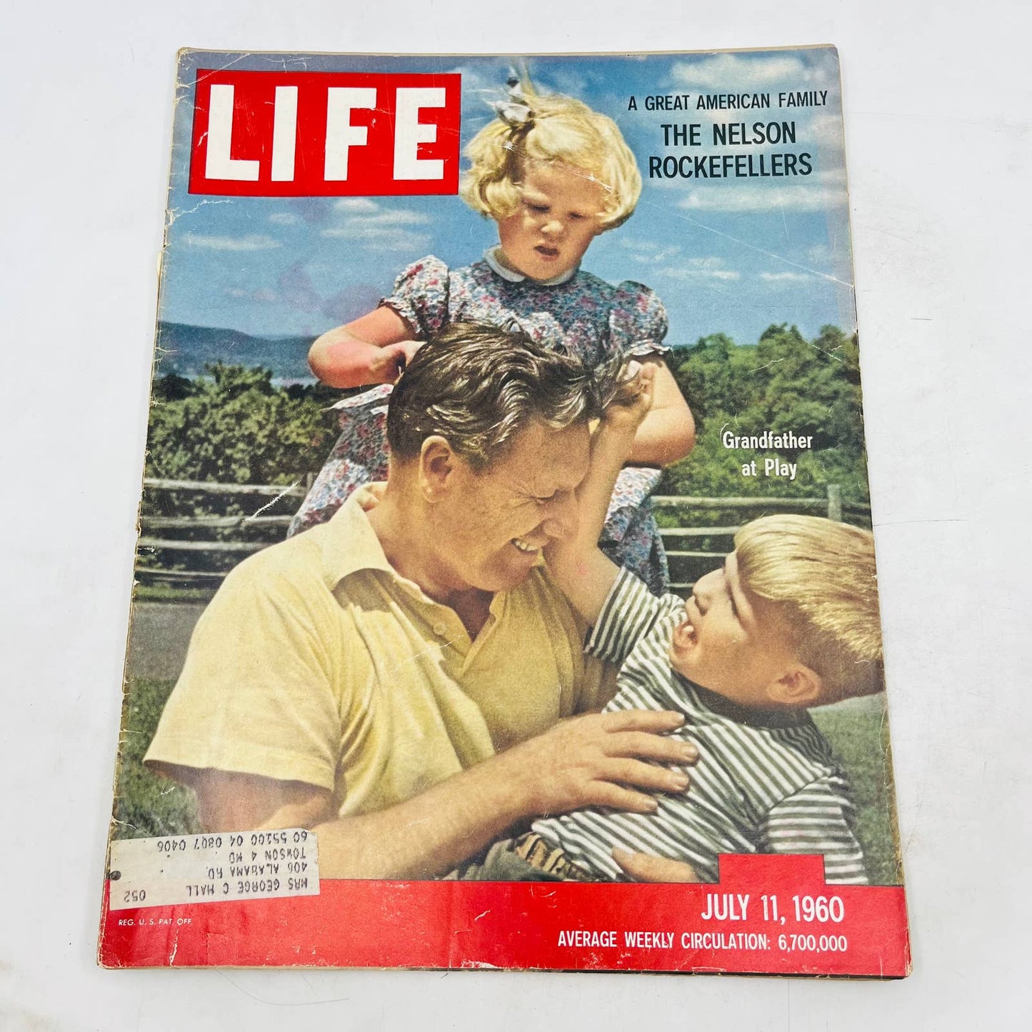 Life Magazine July 11, 1960 - The Nelson Rockefellers - Alfred Hitchcock TA8