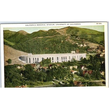 University of California Memorial Stadium - Original Postcard TJ9-P1