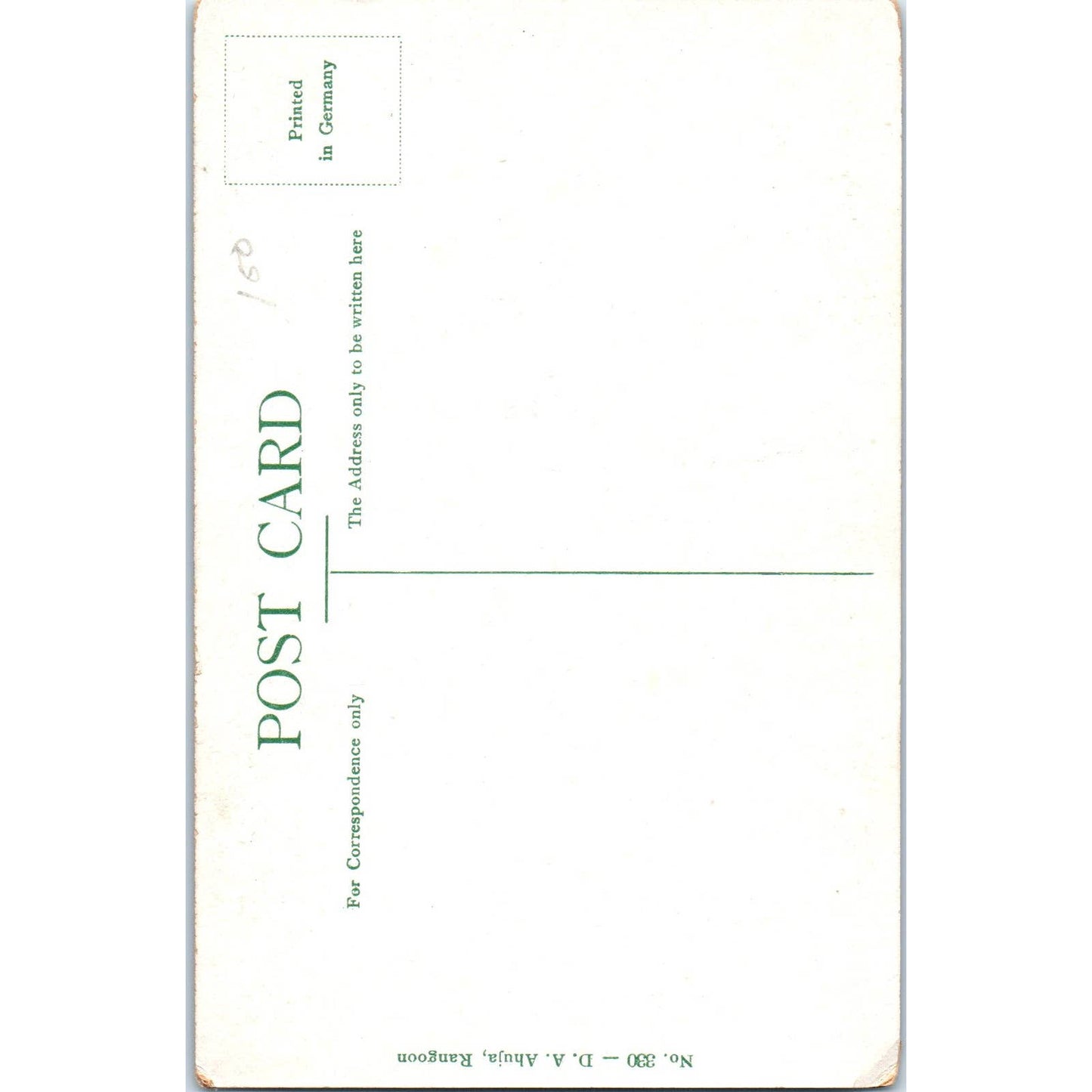 Burmese Beauty Lady with Parasol c1910 Original Postcard TK1-P1