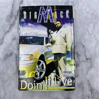 Big Mack – Doin' It Live - Fatt Sack Cassette Tape Single TJ4