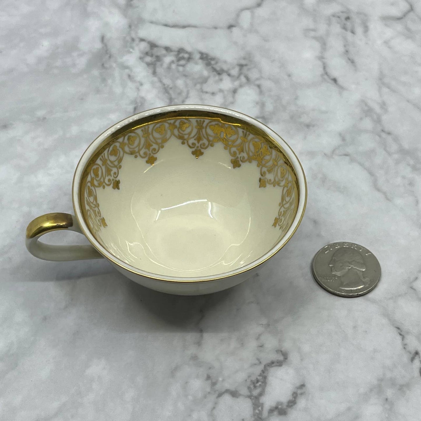 Vintage Fine China Espresso Demitasse Cup Moschendorf Bavaria Gold TD6-4