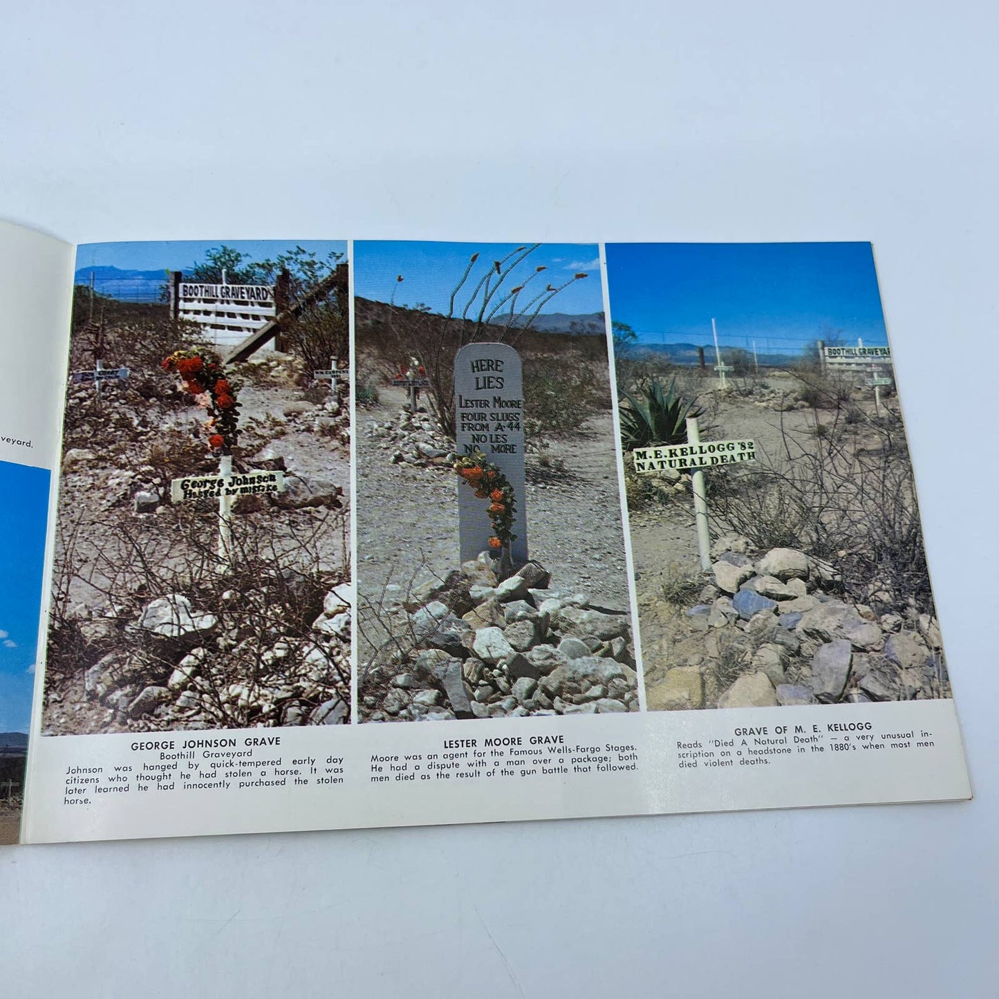 1950s Tombstone and Boot Hill Arizona Souvenir Booklet TH7