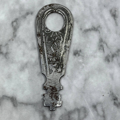 Vintage Primitive Handmade Key from Children's Spoon SA2