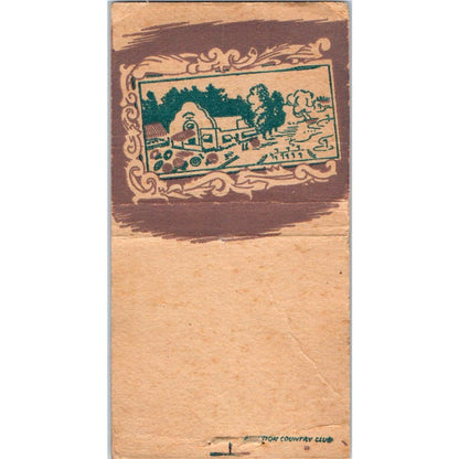 The Aviation Country Club Advertising Matchbook Cover SA9-M6